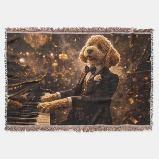 Luxe Cockapoo Deken | Elegant Hond Cadeau (Voorkant)