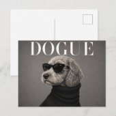 Luxe Cockapoo-hondenportret Briefkaart (Voorkant / Achterkant)