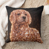 Luxe Cockapoo Kunst Kussen | Elegante Hond Decorat (Deken)