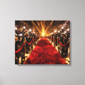 Luxe Cockapoo Rode Loper Canvas – Hondenster Afdruk (Voorkant)