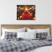 Luxe Cockapoo Rode Loper Canvas – Hondenster Afdruk (Insitu (Slaapkamer))