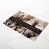 Luxe Collage FOLIE Wedding Save the Date Kaart (Gedraaid)