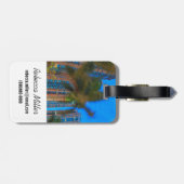 Luxe Condominiums in China Bagagelabel (Achterkant horizontaal)