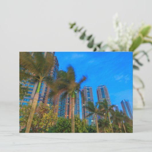 Luxe Condominiums in China Bedankkaart (Staand voorkant)