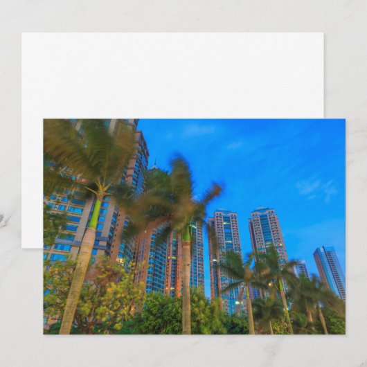 Luxe Condominiums in China Bedankkaart (Voorkant / Achterkant)