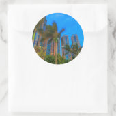 Luxe Condominiums in China Ronde Sticker (Tas)