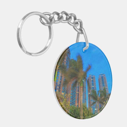 Luxe Condominiums in China Sleutelhanger (Voorkant Links)