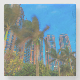 Luxe Condominiums in China Stenen Onderzetter