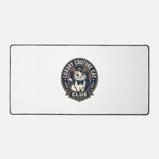 Luxe Couture Kat Kat Moeder Cadeau Idee - Luxe Cou Bureaumat (Voorkant)
