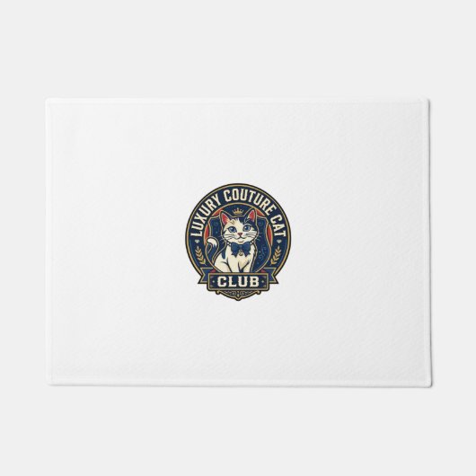 Luxe Couture Kat Kat Moeder Cadeau Idee - Luxe Cou Deurmat (Voorkant)