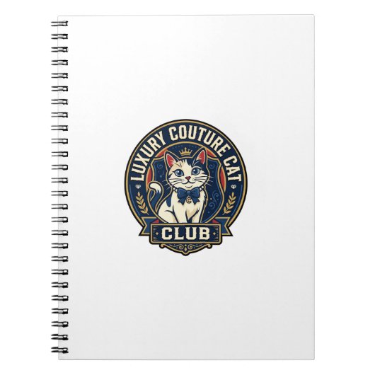 Luxe Couture Kat Kat Moeder Cadeau Idee - Luxe Cou Notitieboek (Voorkant)