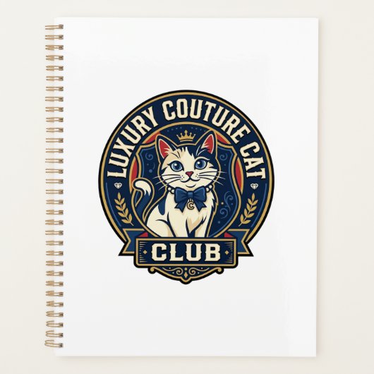 Luxe Couture Kat Kat Moeder Cadeau Idee - Luxe Cou Planner (Voorkant)