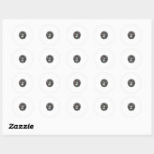 Luxe Couture Kat Kat Moeder Cadeau Idee - Luxe Cou Ronde Sticker (Vel)