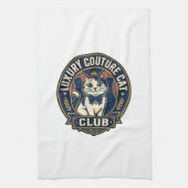 Luxe Couture Kat Kat Moeder Cadeau Idee - Luxe Cou Theedoek (Verticaal)