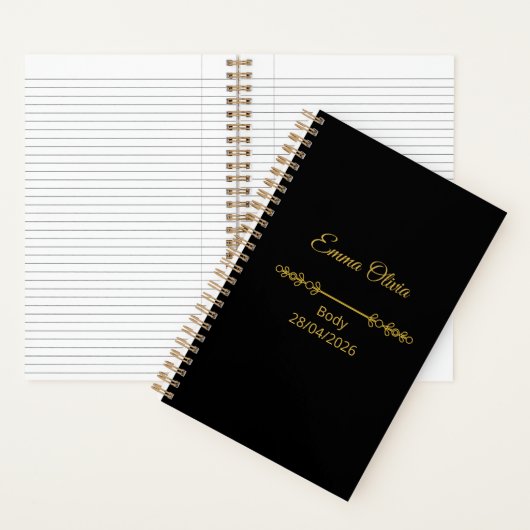 Luxe Crazy Circles Notitieboek – 5.5 x 8.5 journaa (Binnen)