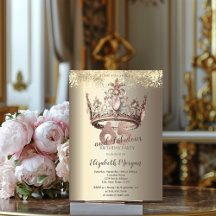 Luxe Crown Gold Confetti 65e verjaardag