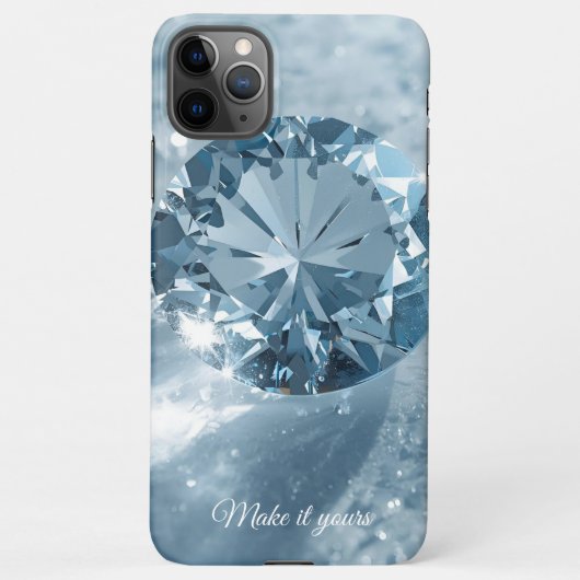 Luxe Crystal Phone Hoesje – Voeg je geliefde toe iPhone Hoesje (Achterkant)