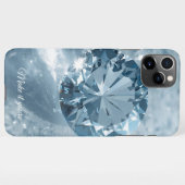 Luxe Crystal Phone Hoesje – Voeg je geliefde toe iPhone Hoesje (Achterkant horizontaal)