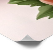 Luxe Crystal Wine Glass Waterverf Poster (Hoek)