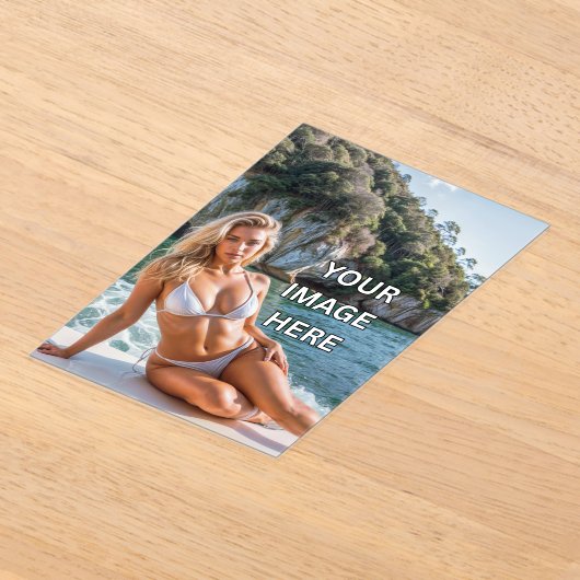 LUXE! ✨ Custom Acrylic Invitation – Add Your Desig Acryl Uitnodigingen (Laagn)