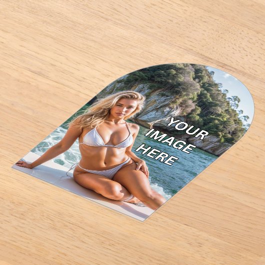 LUXE! ✨ Custom Acrylic Invitation – Add Your Desig Acryl Uitnodigingen (Laagn)