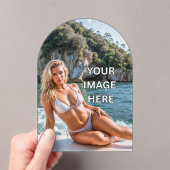 LUXE! ✨ Custom Acrylic Invitation – Add Your Desig Acryl Uitnodigingen (Insitu (Draagbaar))