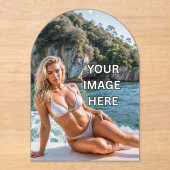 LUXE! ✨ Custom Acrylic Invitation – Add Your Desig Acryl Uitnodigingen (Voorkant)