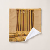 Luxe Custom African Giraffe Print Verbazingwekkend Bad Handdoek (Wasdoekje)