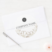Luxe Custom Business Logo Sticker (Envelop)