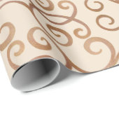 Luxe Damaskpatroon Cadeaupapier (Rol Hoek)
