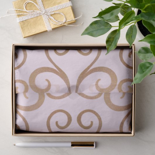 Luxe Damaskpatroon Tissuepapier (Geschenk)