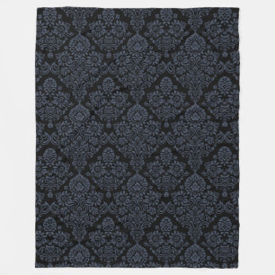Luxe damastpatroon fleece deken