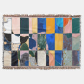 Luxe dambordgordijn deken (Voorkant)