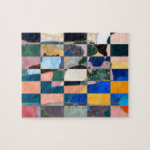 Luxe dambordgordijn legpuzzel (Horizontaal)