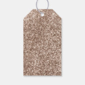 Luxe Dank u Ballon Glitter Party Cadeaulabel (Achterkant)