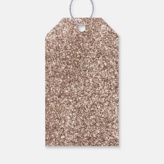 Luxe Dank u Ballon Glitter Party Cadeaulabel (Achterkant)