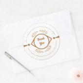 Luxe Dank u Sticker (Envelop)