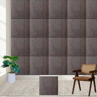 Luxe Dark Wood Texture Keramische Tegel Tegeltje
