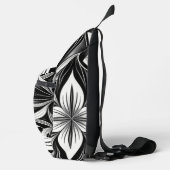 Luxe Deco Zwart & Wit Sling Bag (Rechts)