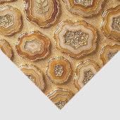 Luxe Decoupage | Kameel + Gouden Agate Geode Tissuepapier (Detail)