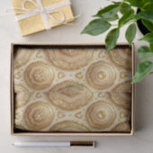 Luxe Decoupage | Kameel + Gouden Agate Geode Tissuepapier (Geschenk)