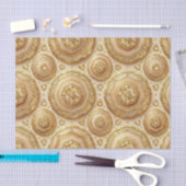 Luxe Decoupage | Kameel + Gouden Agate Geode Tissuepapier (Craft)