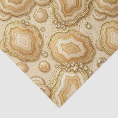 Luxe Decoupage | Kameel + Gouden Agate Geode Tissuepapier (Detail)