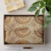 Luxe Decoupage | Kameel + Gouden Agate Geode Tissuepapier (Geschenk)