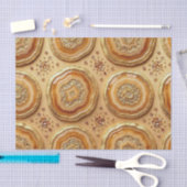 Luxe Decoupage | Kameel + Gouden Agate Geode Tissuepapier (Craft)