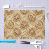 Luxe Decoupage | Kameel + Gouden Agate Geode Tissuepapier (Craft)