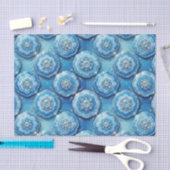 Luxe Decoupage | Oceaanblauw + Goud Agate Geode Tissuepapier (Craft)