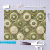 Luxe Decoupage | Olijfgroen + Gouden Agate Geode Tissuepapier (Craft)