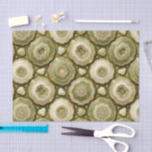 Luxe Decoupage | Olijfgroen + Gouden Agate Geode Tissuepapier (Craft)