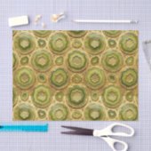 Luxe Decoupage | Olijfgroen + Gouden Agate Geode Tissuepapier (Craft)